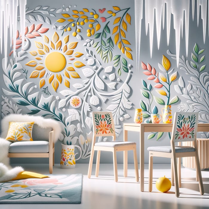 Bright Spring IKEA Style Furniture: Warmth and Joy