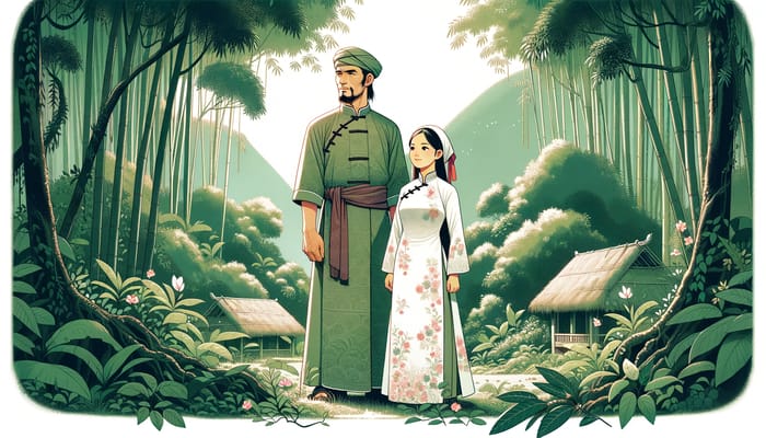 The Husband and Wife of A Phu - A Vietnamese Love Story | Story Illustration