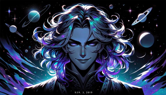 Galactic Anti-Hero with Iridescent Hair - Odyssey Emperor Kayn