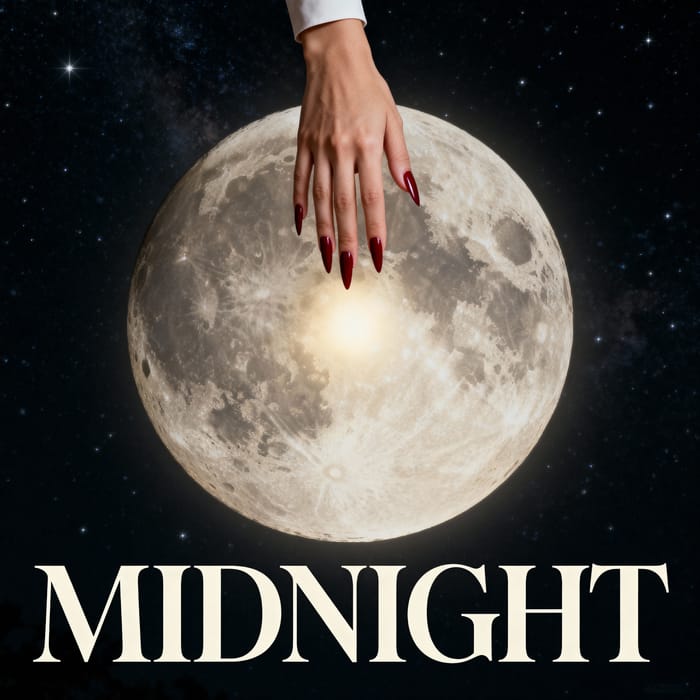 Elegant Album Cover Design for 'MIDNIGHT' Elegant Album Cover Design for 'MIDNIGHT'