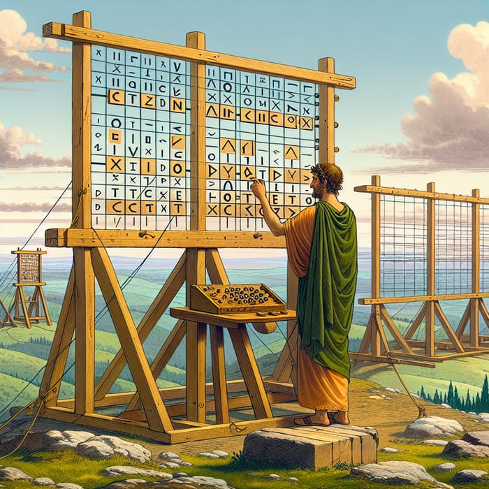 Polybius Optical Telegraph System - Ancient Greek Communication