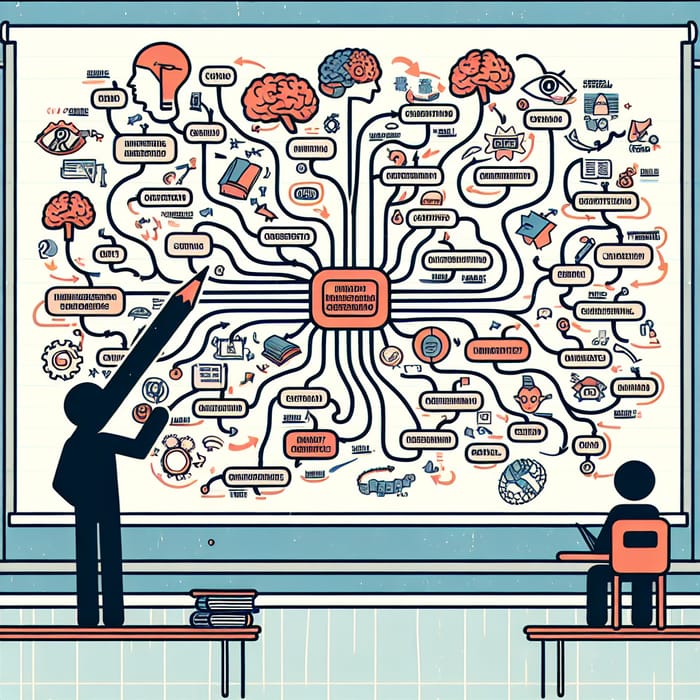 Creating a Flawed Example for Teaching Mind Mapping with Long Sentences