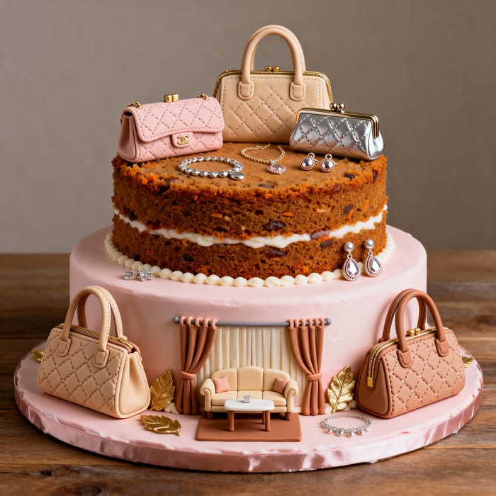 40th Birthday Cake for Women - 60 Portions 40th Birthday Cake for Women - 60 Portions