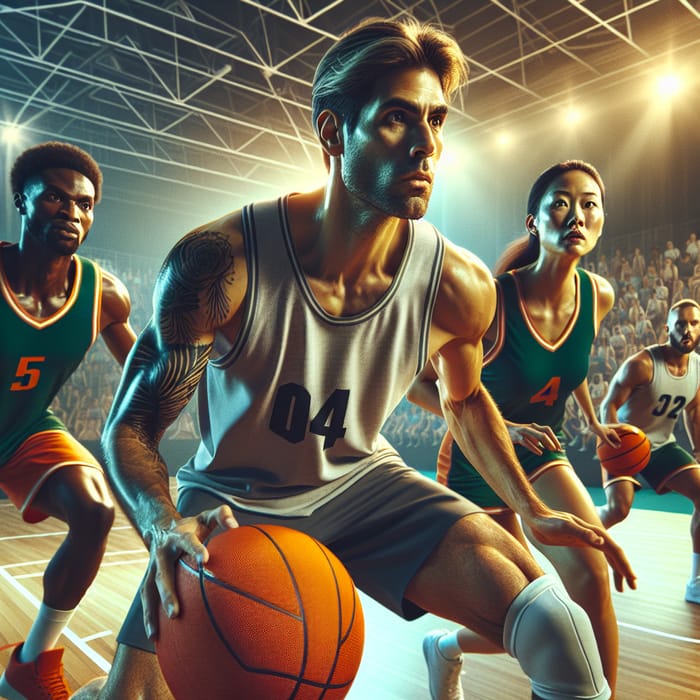 Exciting Basketball Image Creation