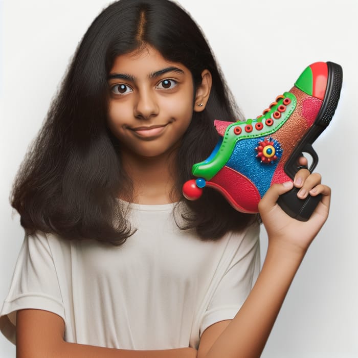 Girl with a Shoe-Gun: Fun and Imaginative Art