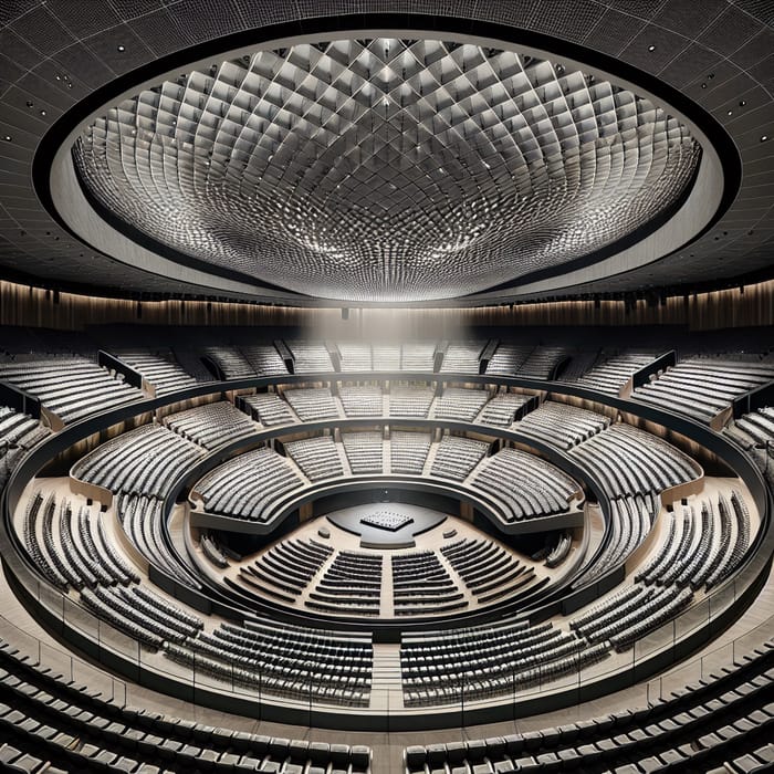 Awe-Inspiring Two-Tiered Oval Auditorium | Interior View