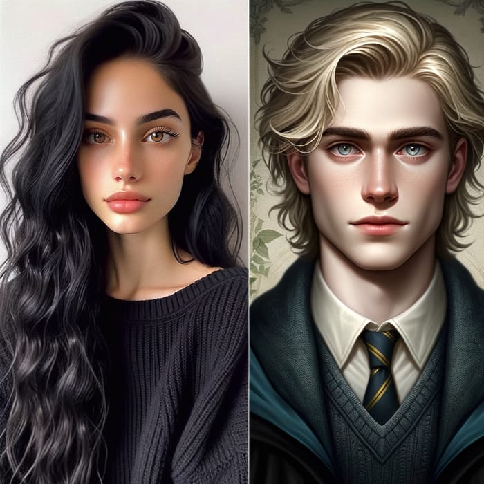 Meet Andrea Valentti and Draco Malfoy Lookalike