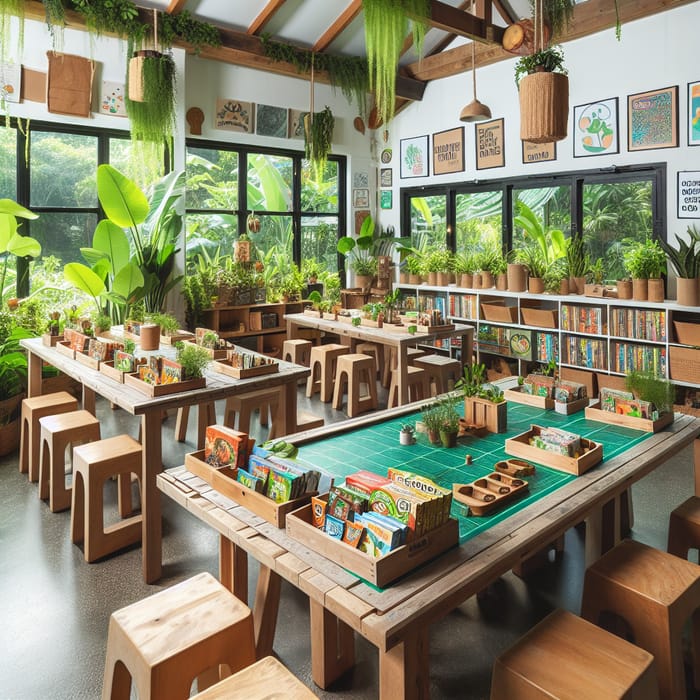 Vegan Game Room with Sustainable Design | Plant-Based Entertainment