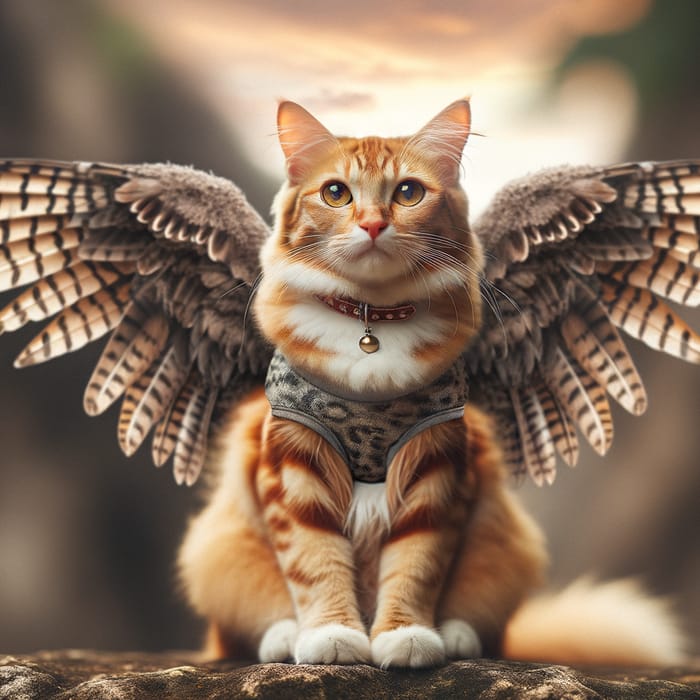 Un Gato con Alas: The Enchanted Winged Cat