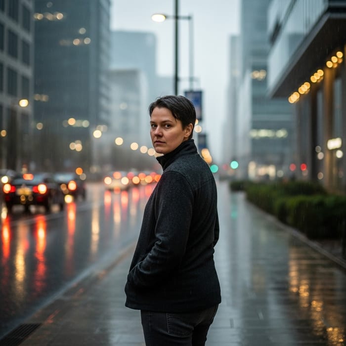 Modern Melancholy: Rainy City Vibes Modern Melancholy: Rainy City Vibes