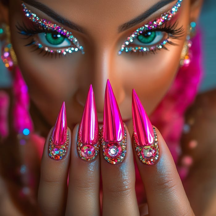 Glamorous Stiletto Nail Art for Bold Women