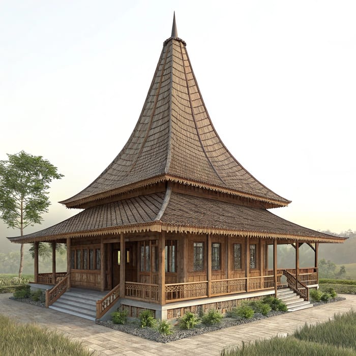 Elegant Joglo and Stilt House Roof Designs