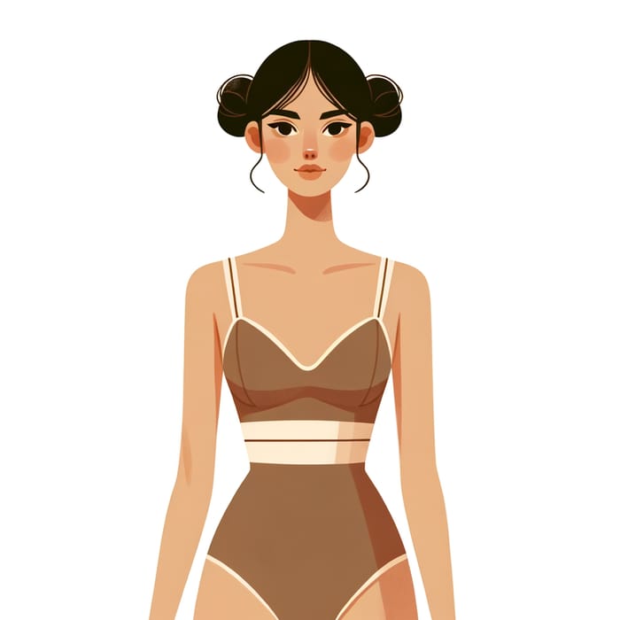 Princess Leia in Bikini | Stylish Braided Buns