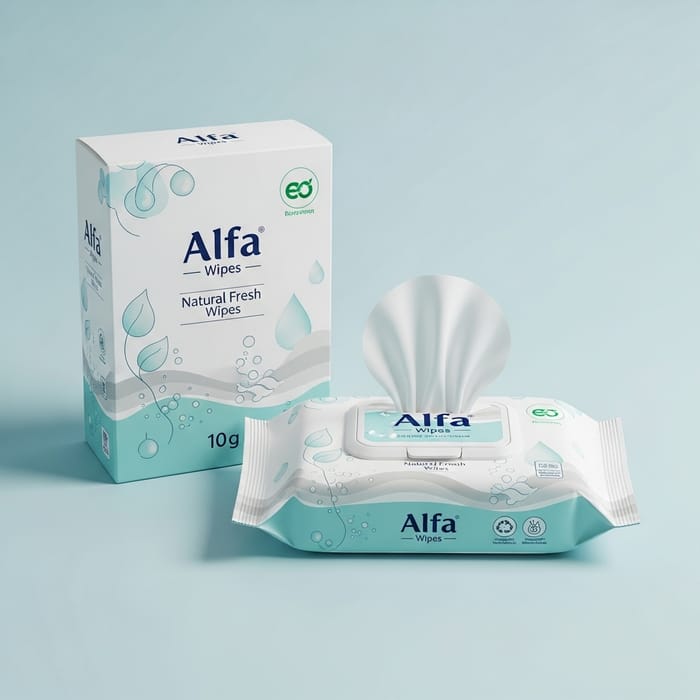 Alfa Eco-Friendly Wipes - Minimalist & Elegant Design Alfa Eco-Friendly Wipes - Minimalist & Elegant Design