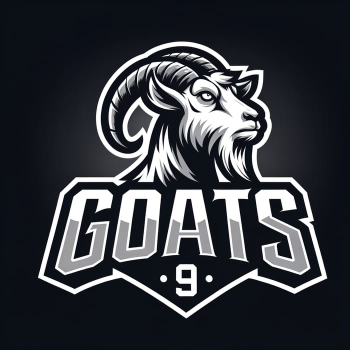 Dynamic Gaming Logo with Goat | 'Goats 9' Image