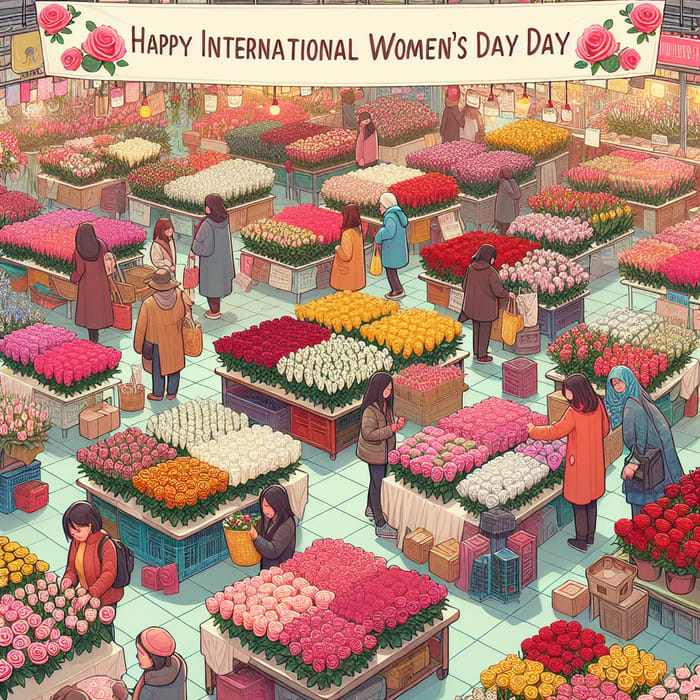 Celebrate Women's Day with Colorful Rose Market Specials