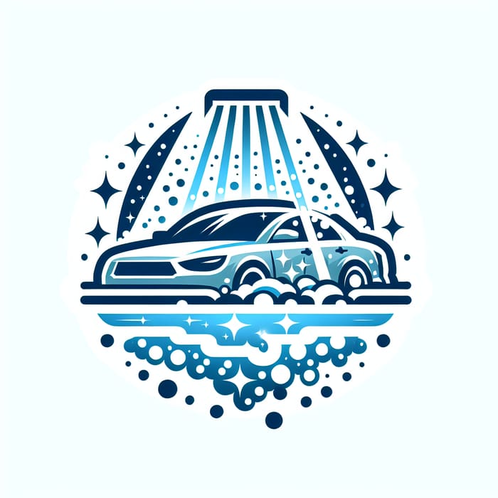 Clean & Fresh Car Cleaning Product Logo Design