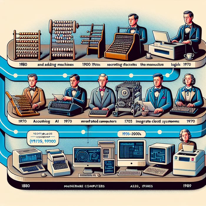 Historical Timeline of Accountancy Technology: AI Evolution