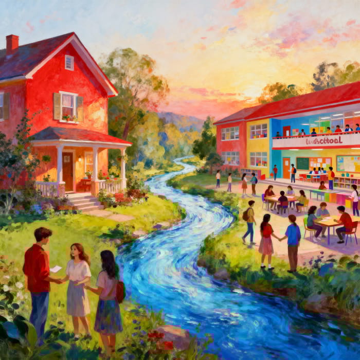 Home, School & Community: A Learner's Journey Home, School & Community: A Learner's Journey