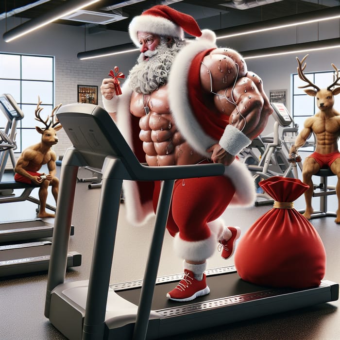 Santa Claus Gym: Festive Fitness Fun | Your Fitness