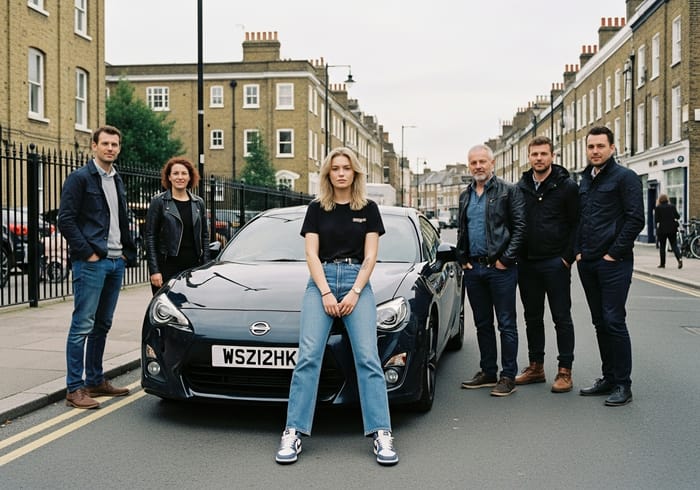 Grunge-Style Photos with Nissan GT 86 in London Grunge-Style Photos with Nissan GT 86 in London