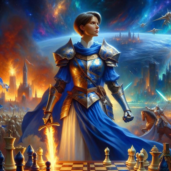 Joan of Arc: Triumph of the Chess Queen in Blue Armor