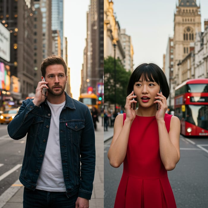 Long-Distance Conversations: NY and London Long-Distance Conversations: NY and London