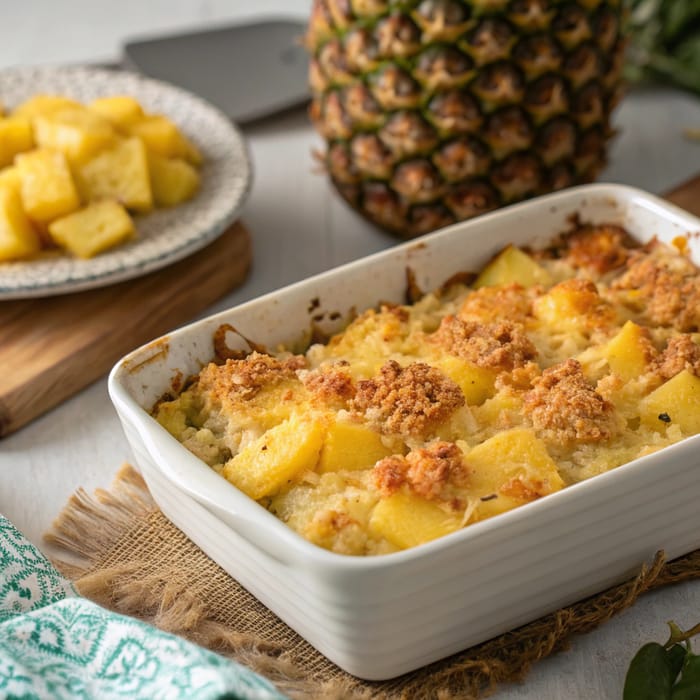 Delicious Pineapple Casserole Recipe