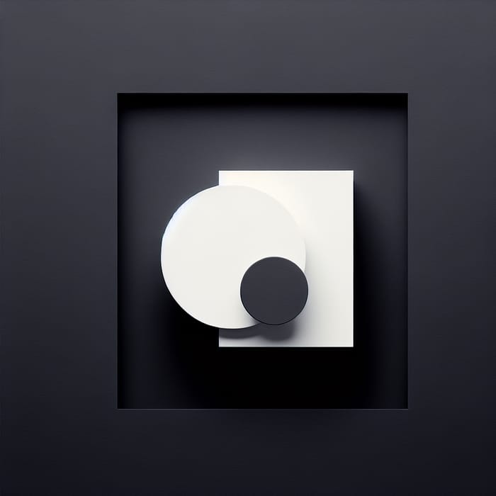 Minimalist Abstract Shapes: A Visual Symphony of Balance