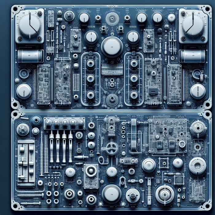 X-ray Control Panel: Buttons, Knobs, Sliders, Switches & More