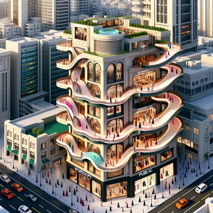 Fashionista's Dream Building: Retail, Workshops, Runway, Residences