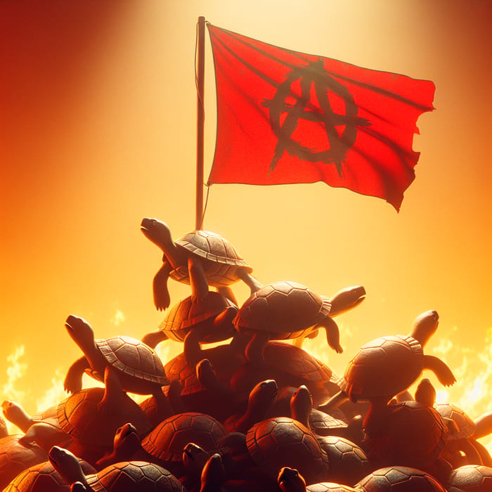 Anarchy Flag on Turtles: Resilience in Chaos