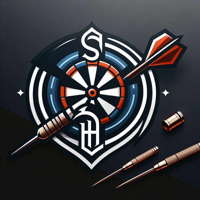 Logo Design for Dart Player | S V H Initials