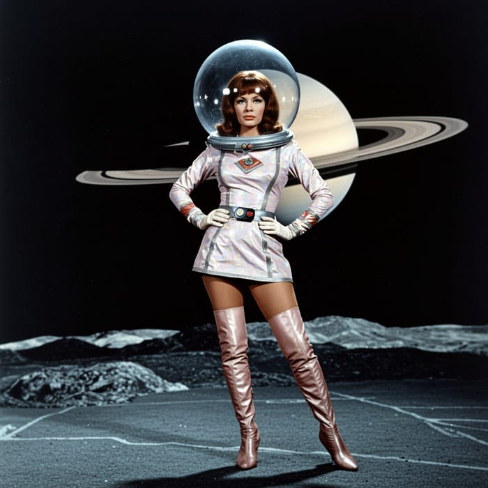 1960s Space Age Inspired Barbarella Art