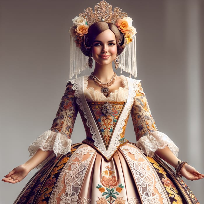 Authentic Fallera Costume - Valencia, Spain