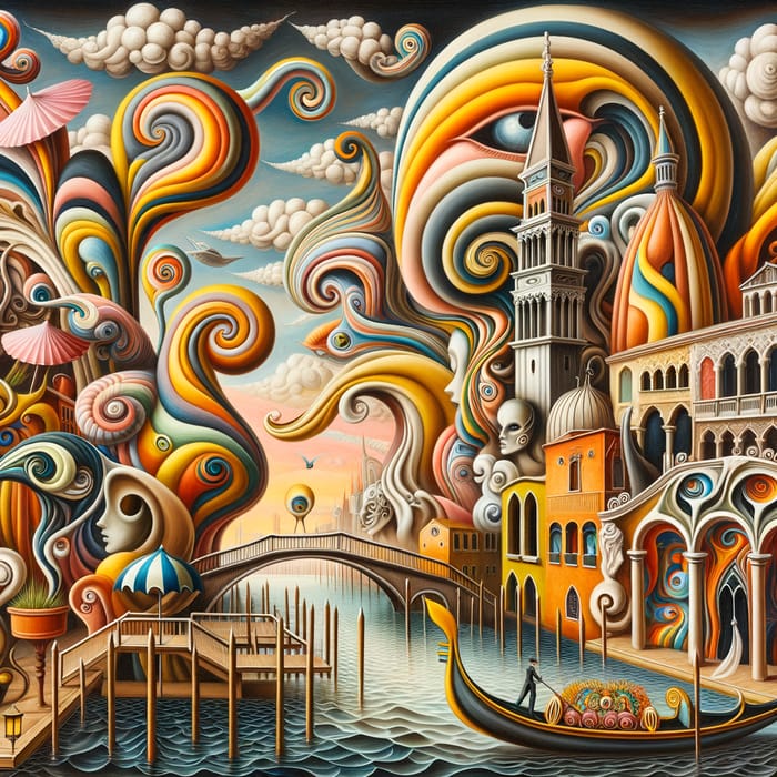 Surreal Venice in Stylish Dali