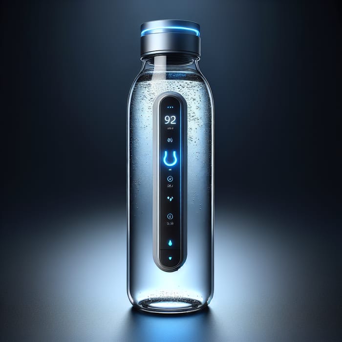 Interactive Smart Water Bottle with LED Screen