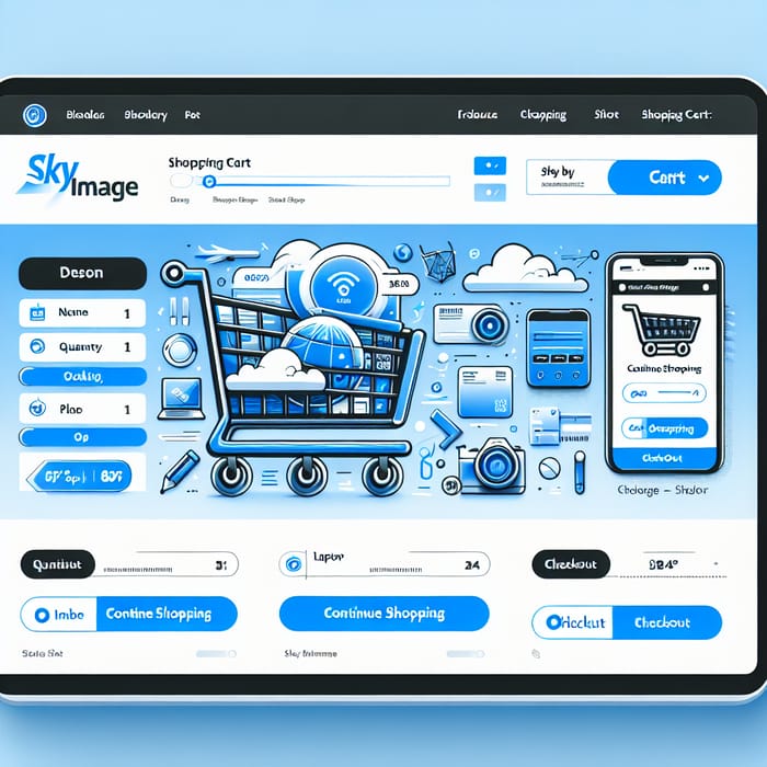 Sky Image CV Cart | Electronic & Laptop Shop Design