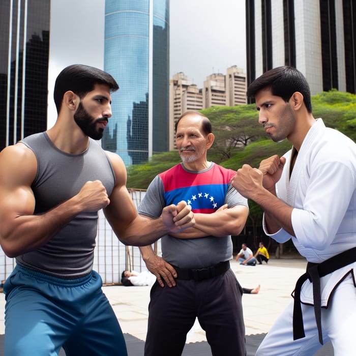 Venezuelan vs. Russian: Martial Arts Match with Mexican Support Venezuelan vs. Russian: Martial Arts Match with Mexican Support