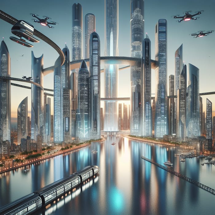 Futuristic Cityscape: Architecture & Innovation