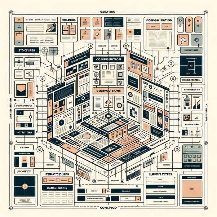 Graphic Design Layout Analysis: Understanding Structures, Composition, and Element Hierarchies