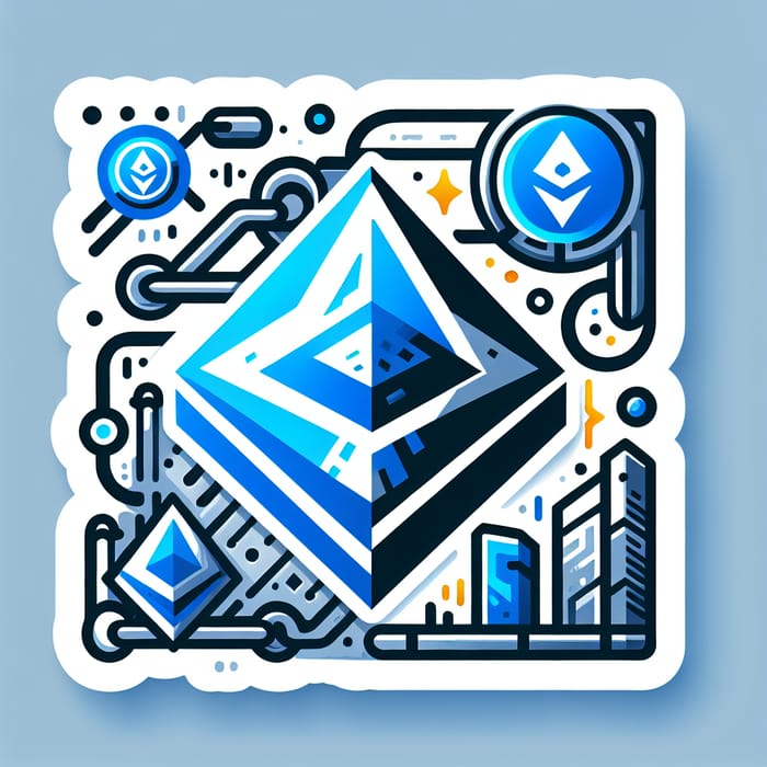 Crypto Coreum Blockchain Sticker - Telegram Exclusive Design