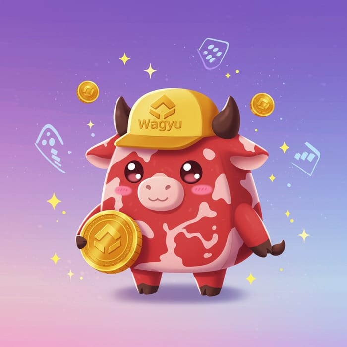 Waygu Crypto Coin: Cute Character Edition