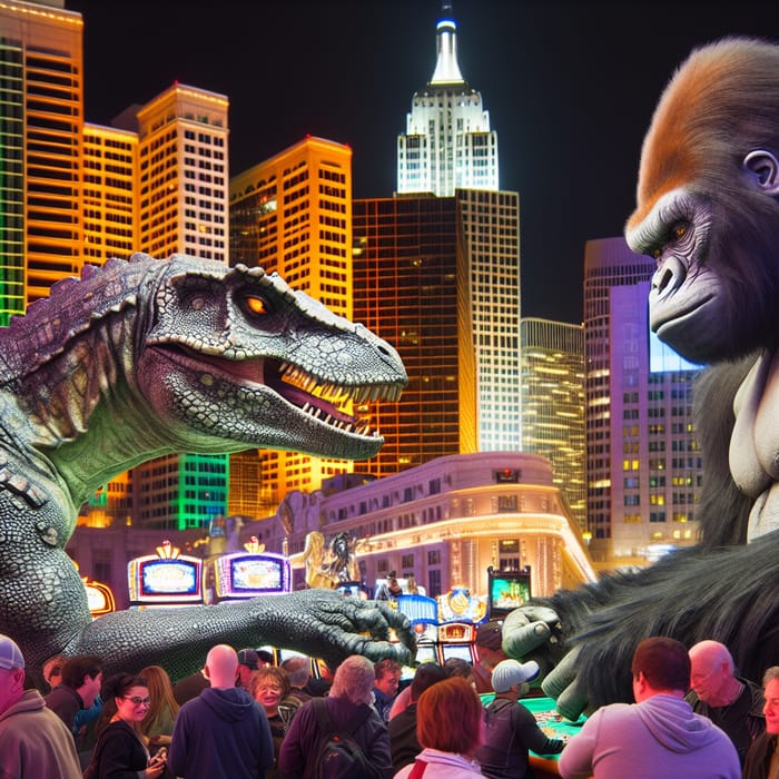 Godzilla vs. King Kong Casino Encounter in New York City