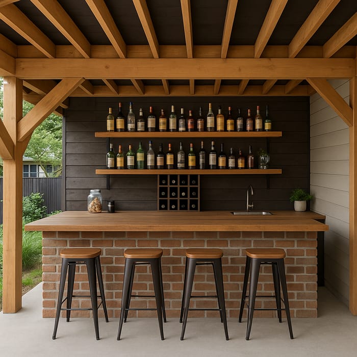 Transform Your Gazebo with a New Bar Area