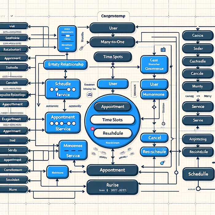 Online Appointment System ERD and Class Diagram