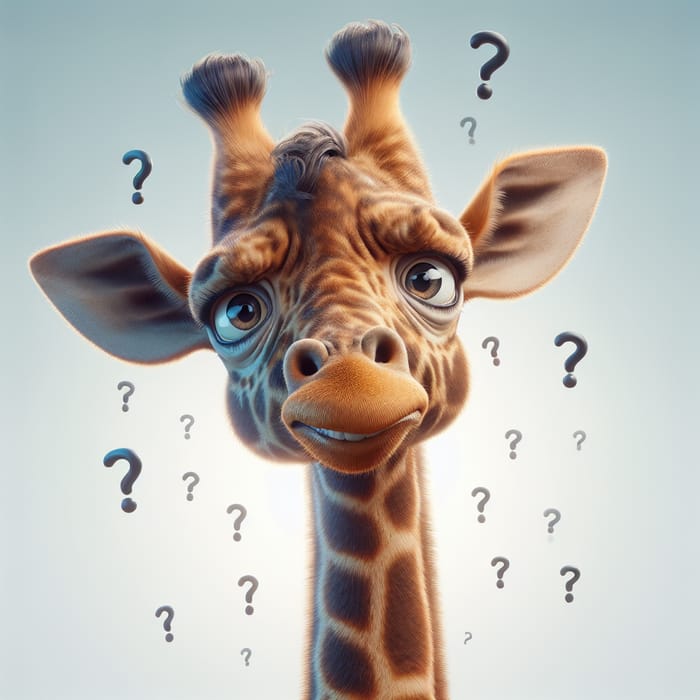 Confused Giraffe - Not Understanding Anything