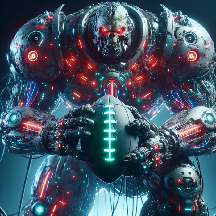 Futuristic Cyber Orc from Blood Bowl Futuristic Cyber Orc from Blood Bowl