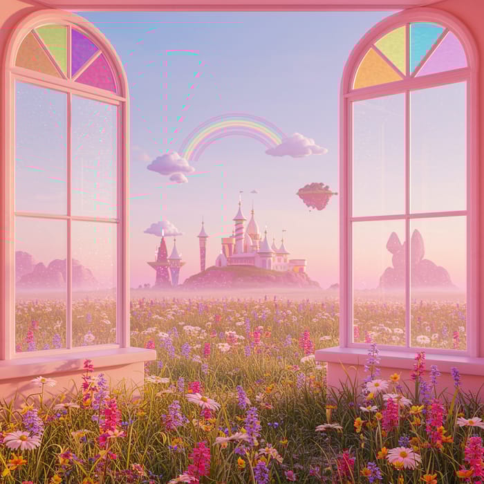 Modern Fantasy Windows 2000s Y2K Colorful Background