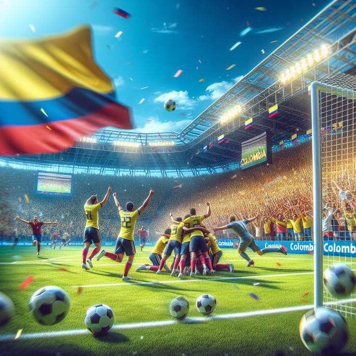 Colombia's Victory in World Cup Match: Epic Celebration